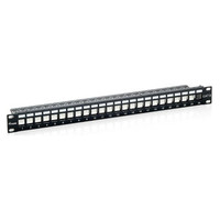 Patch panel equip vacio cat.6 24-2MR Patch panel equip vacio cat.6 24