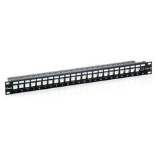 Patch panel equip vacio cat.6 24-MR2 Patch panel equip vacio cat.6 24