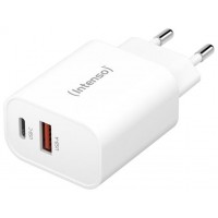 Intenso | Cargador pared W30AC|1xUSB-A 1xUSB-C