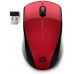 RATON OPTICO WIRELESS 220 ROJO HP