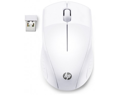 RATON OPTICO WIRELESS 220 BLANCO NIEVE HP