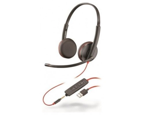 AURICULARES CON MICRO Poly/HP Blackwire 3225 USB-A  Estereo -DESPRECINTADO