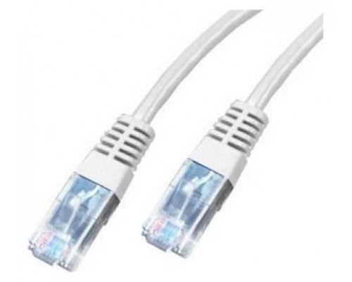 CABLE DE RED LATIGUILLO RJ45 CAT.5E UTP AWG24 3 M BLANCO NANOCABLE