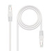 CABLE DE RED LATIGUILLO RJ45 CAT.5E UTP AWG24 3 M BLANCO NANOCABLE