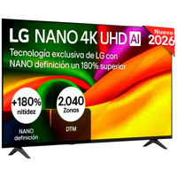 TV LG NANO 4K UHD AI 85NU8E0B3LA 85" 4K UHD 60HZ SMART TV WebOS HDR10