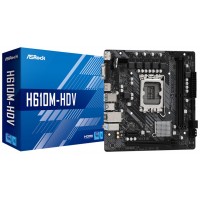 PLACA BASE ASROCK H610M-HDV 2xDDR4 HDMI, DP, VGA, SOCKET 1700, GEN 14, 13, 12