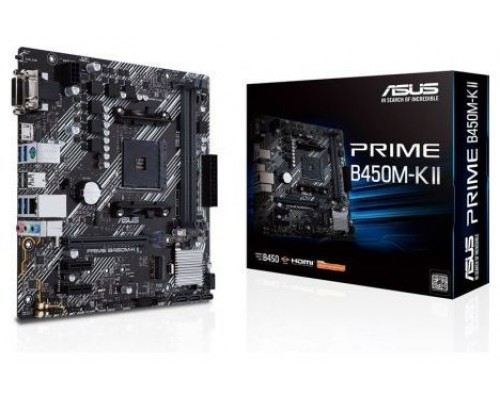 PLACA BASE ASUS PRIME B450M-K II AM4 MATX 2XDDR4