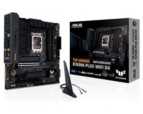 PLACA BASE ASUS TUF GAMING B760M-PLUS WF D4 1700 MATX 4XDDR4