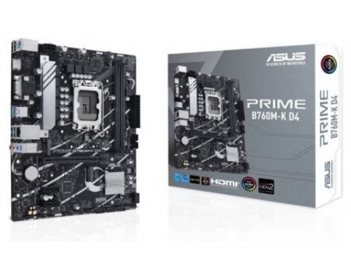 PLACA BASE PRIME B760M-K D4 ASUS