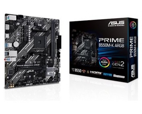 PLACA ASUS PRIME B550M-K AM4 ARGB