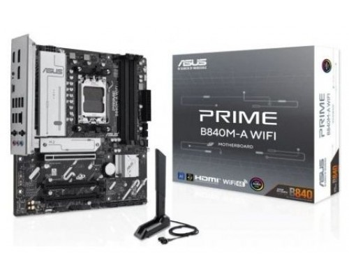 PLACA BASE ASUS PRIME B840 M-A WIFI PCI-E 16x Gen4, M.2 Gen4