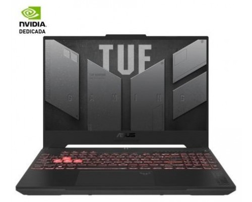 PORTATIL ASUS TUF507NVR-LP047 R7-7435HS/16GB/512GB/15.6"FHD/RTX4060/FreeDOS