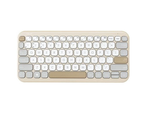 TECLADO ASUS KW100 INNALAMBRICO QWERTY BEIGE-DI14 TECLADO ASUS KW100 INNALAMBRICO QWERTY BEIGE