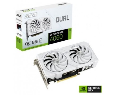 VGA NVIDIA DUAL-RTX4060-O8G-EVO-WHITE ASUS