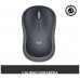 RATON OPTICO WIRELESS M185 NEGRO LOGITECH