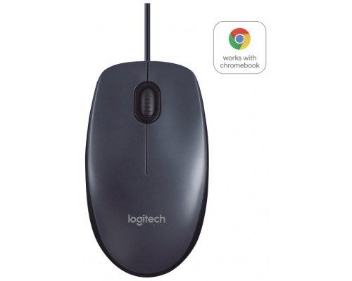 Logitech B100 Ratón Negro OEM