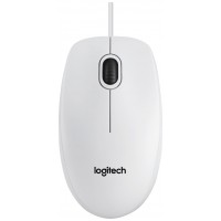 Logitech B100 Ratón Blanco OEM