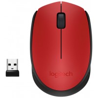 RATON OPTICO WIRELESS M171 ROJO LOGITECH