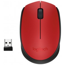 RATON OPTICO WIRELESS M171 ROJO LOGITECH