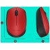 RATON OPTICO WIRELESS M171 ROJO LOGITECH