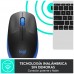 RATON OPTICO WIRELESS M190 AZUL LOGITECH