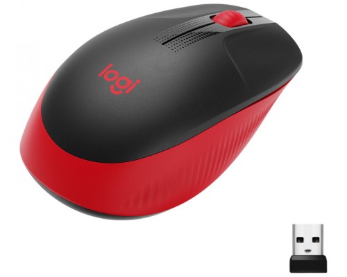 RATON OPTICO WIRELESS M190 ROJO LOGITECH