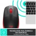 RATON OPTICO WIRELESS M190 ROJO LOGITECH