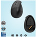 Ratón inalámbrico vertical logitech lift para-MR22 Ratón inalámbrico vertical logitech lift para