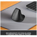 Ratón inalámbrico vertical logitech lift para-MR22 Ratón inalámbrico vertical logitech lift para
