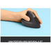 Ratón inalámbrico vertical logitech lift para-MR22 Ratón inalámbrico vertical logitech lift para