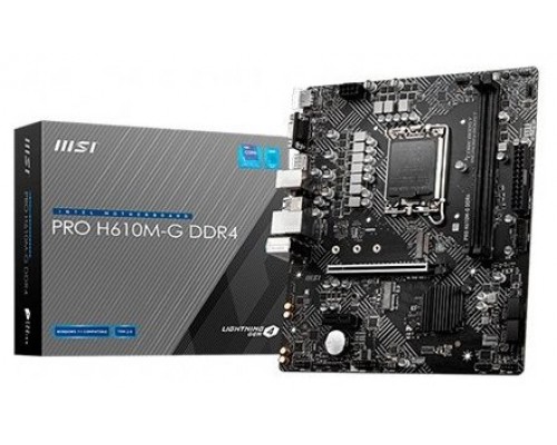 MSI Placa Base PRO H610M-G DDR4 mATX 1700