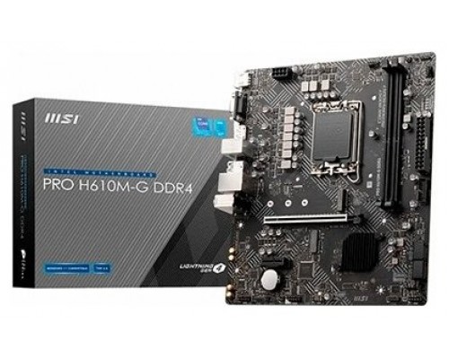 MSI Placa Base PRO H610M-G WIFI DDR4 mATX 1700