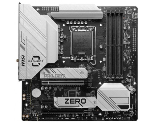 PLACA BASE MSI B760M PROJECT ZERO 1700 MATX 4XDDR5