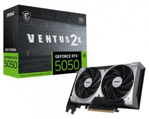 MSI VGA NVIDIA RTX 5050 8G VENTUS 2X OC DDR6