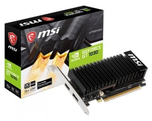 TARJETA GRAFICA MSI GT1030 2GHD4 LP OC 2GB GDDR4