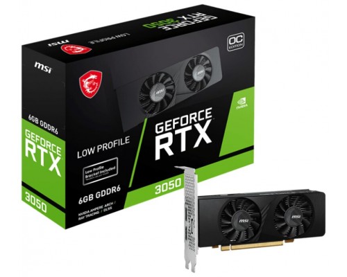 TARJETA GRAFICA MSI GEFORCE RTX 3050 GDDR6 LP 6GB OC