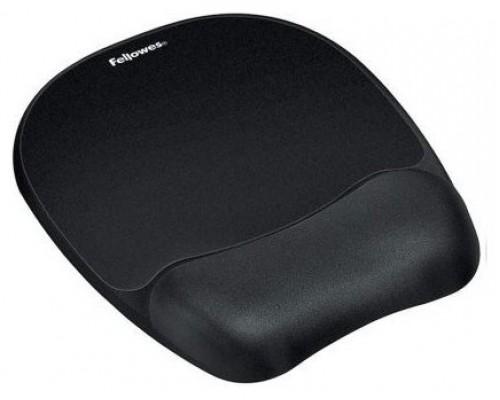 Fellowes Alfombrilla reposamuñecas Memory NEGRO