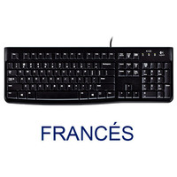 Teclado logitech k120 usb negro frances-5MR Teclado logitech k120 usb negro frances