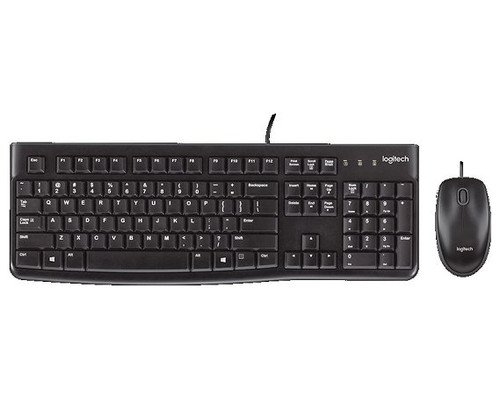 Teclado + mouse logitech mk120 usb-MR8 Teclado + mouse logitech mk120 usb