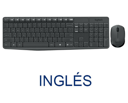 Teclado + mouse logitech mk235 inalambrico-MR11 Teclado + mouse logitech mk235 inalambrico
