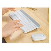 TECLADO + RATON WIRELESS MK470 SLIM BLANCO LOGITECH