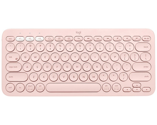 Teclado logitech k380 multi - device bluetooth rosa-MR14 Teclado logitech k380 multi - device bluetooth rosa
