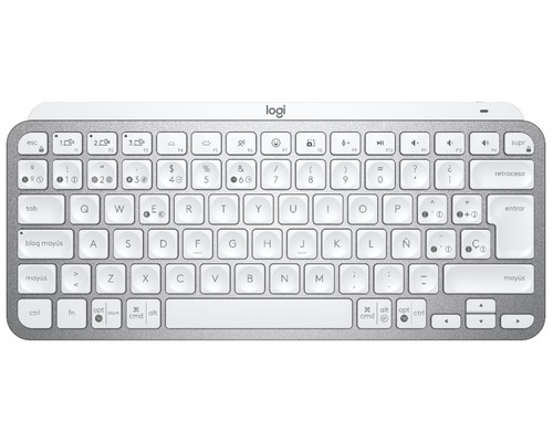 Teclado logitech mx keys gris palido-MR34 Teclado logitech mx keys gris palido
