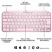 Teclado logitech mx keys mini rosa