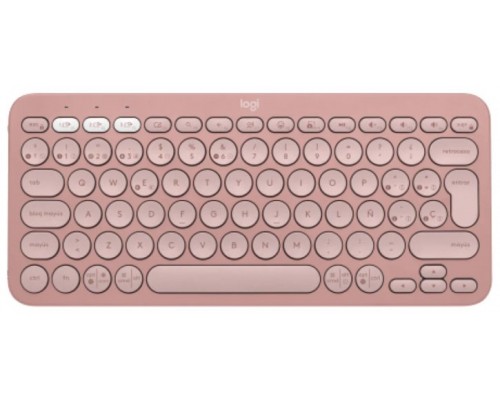 TECLADO WIRELESS K380S PEBBLE KEYS 2 ROSA LOGITECH