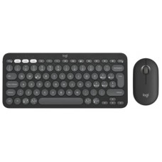 TECLADO + RATON WIRELESS MULTIDISPOSITIVO PEBBLE 2 NEGRO LOGITECH