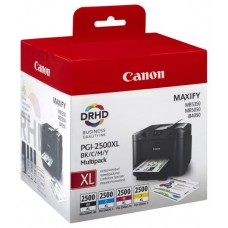 MULTIPACK 4 CARTUCHOS CANON TINTA PGI-2500 XL BK/C/M/Y