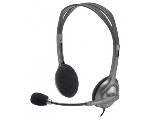 Logitech Auricular+Mic H111 Negro