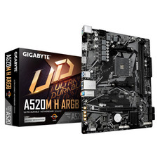 PLACA BASE GIGABYTE A520M H ARGB AM4 MICROATX