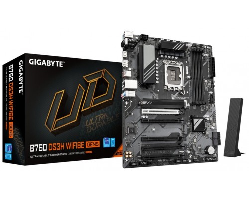 PLACA BASE GIGABYTE B760 DS3H  WIF6E GEN5 1700 AX ATX 4XDDR5